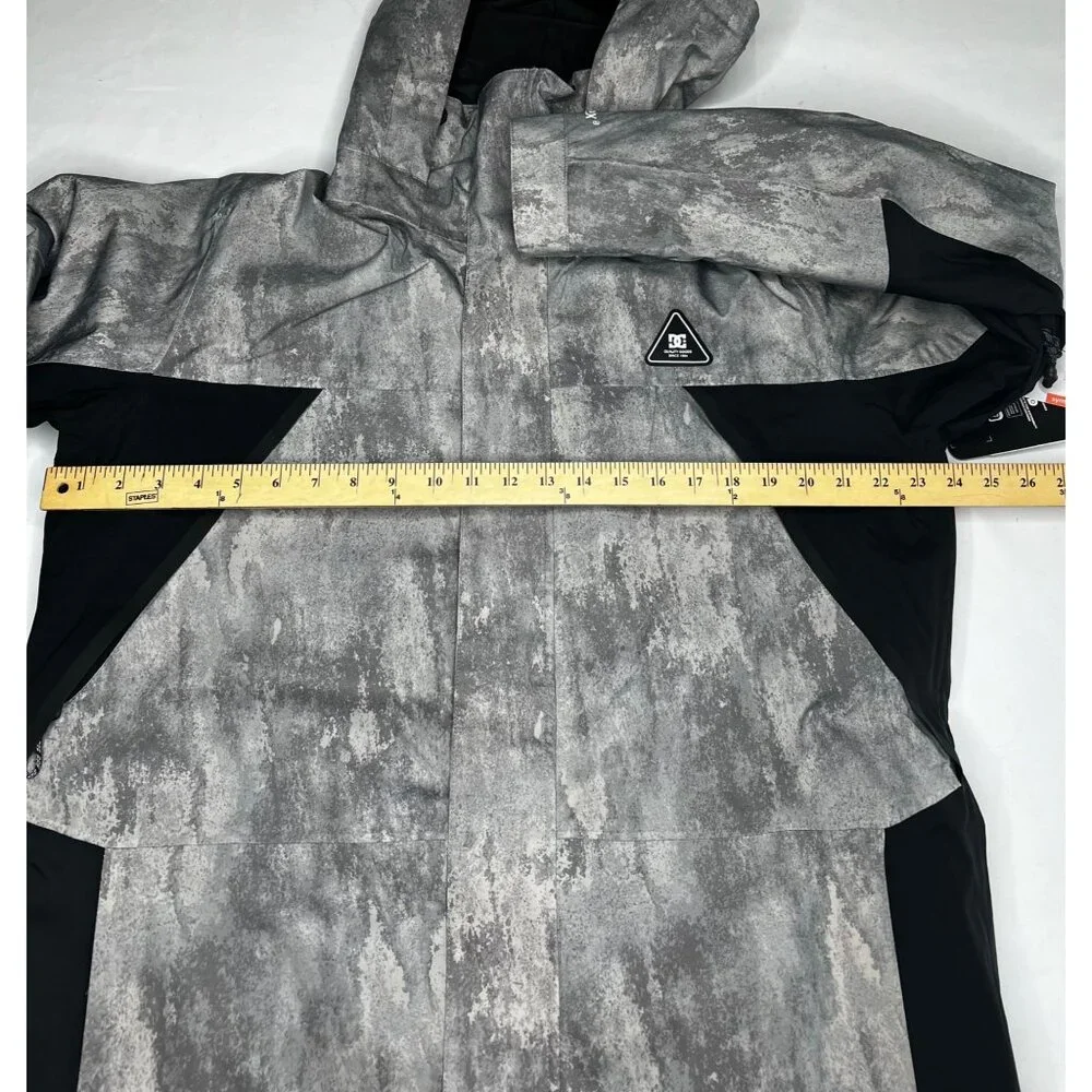 DC Command 45K Mens Jacket Sympatex Waterproof Hooded Gray/Black Size Medium - Picture 15 of 15